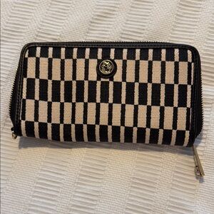Spartina 449 Rhett- Black and Cream Geometric Wallet